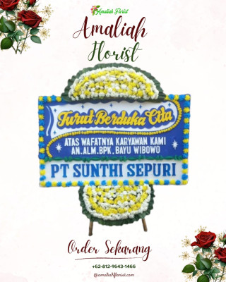 Papan Bunga Duka di Taratara Tiga